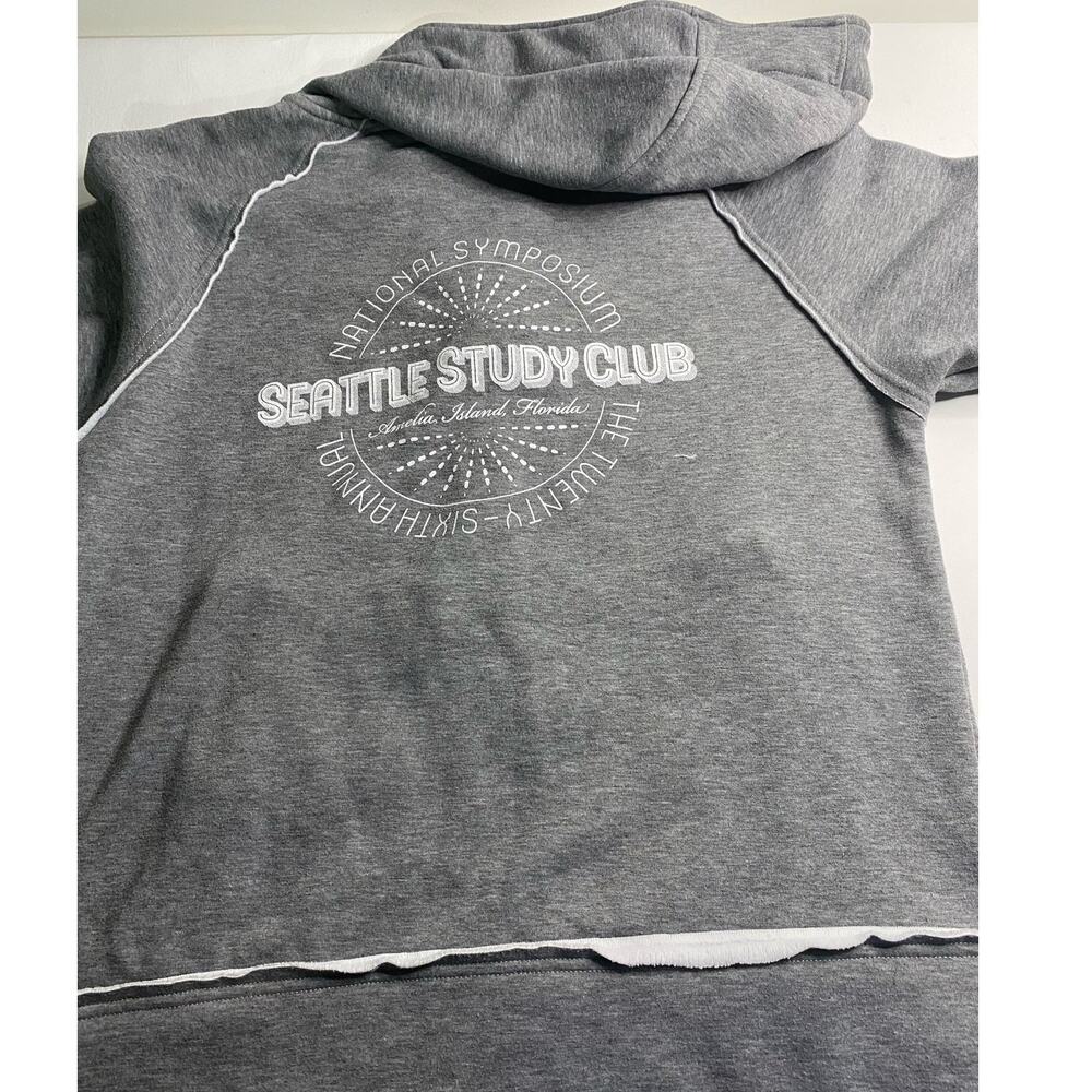 ARTISANS The Art of Apparel Settle Study Club Hoodie Gray Size Large
